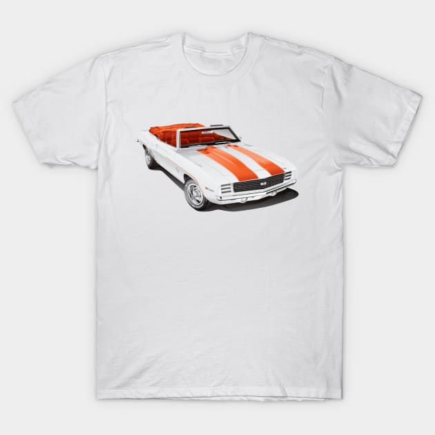 1969 Camaro Pace Car T-Shirt by gregspradlin